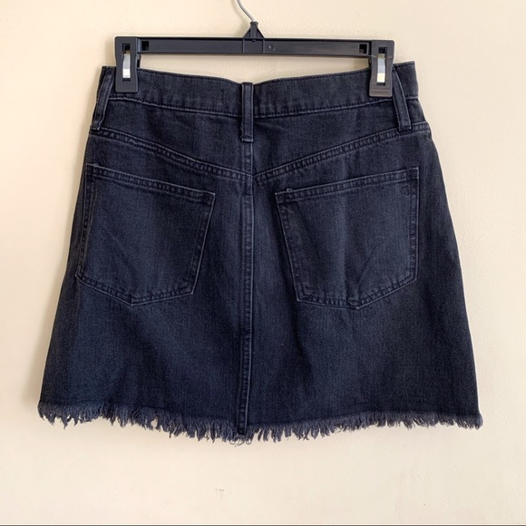 NWT Madewell Rigid Denim A-line Mini Jean Skirt 26 - Picture 8 of 9